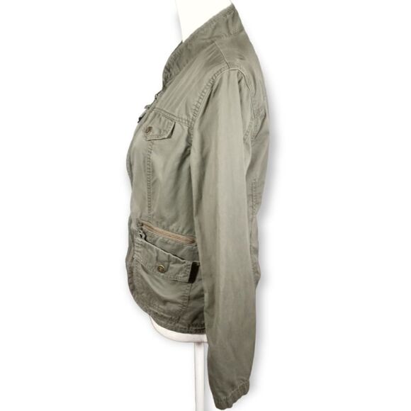 BIRCH HILL ARMY GREEN UTILITY JACKET SZ.M EUC - Picture 2 of 6